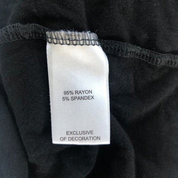 Nicole Miller Black Lace Tank Top Small Slinky Whimsigoth Babydoll Coquette - Picture 8 of 8